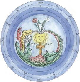 Redrawn From A Manuscript In The Manly Palmer Hall Collection, Alchemical And Hermetic Emblems 1