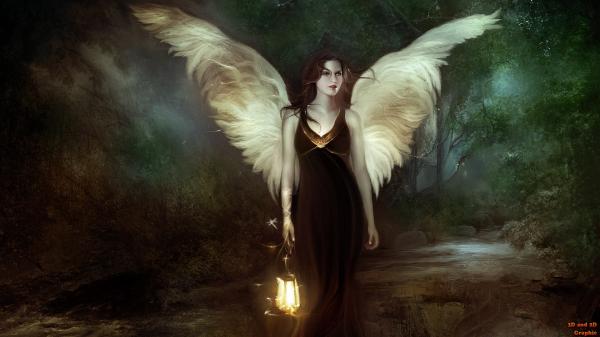 Angel With Lamp