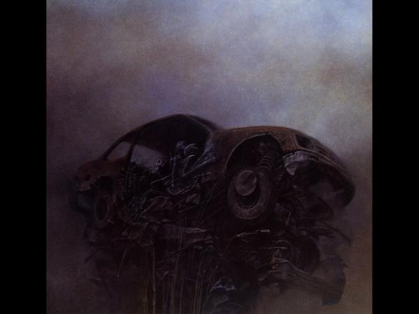Zdzislaw Beksinski Car Of Fear, Death