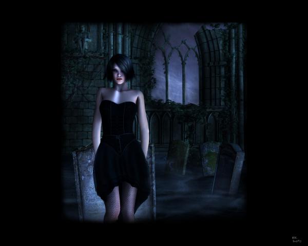 Gothic Night Girl