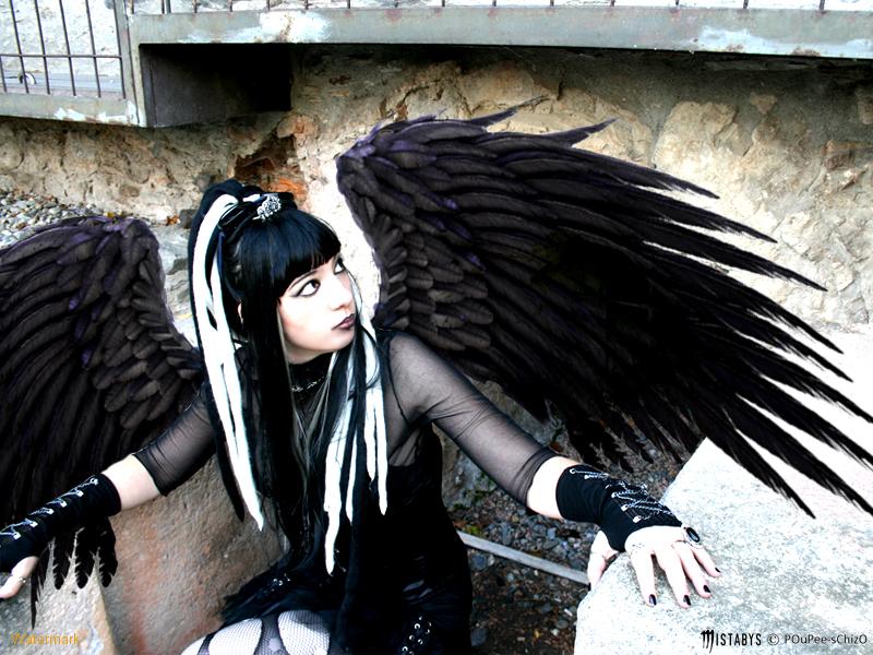 The Dark Gothic Angel Girl