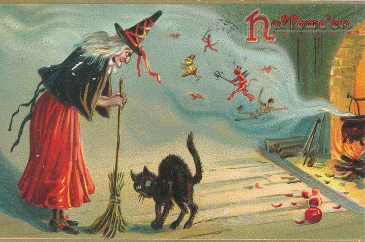 A Witch And A Black Cat, Mystic Cats