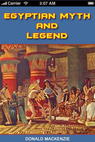 Cover of Egyptian Myth And Legend