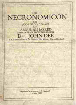 Cover of Necronomicon Scanned Vesrion