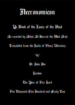 Cover of Necronomicon