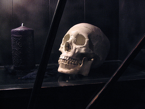 Scull And Black Candle, Candle Magic