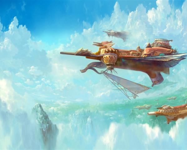 Flying Ships Of Fairytale